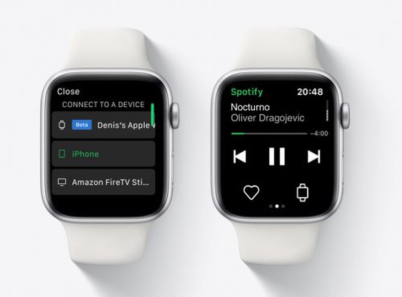 apple watch streaming music without iphone