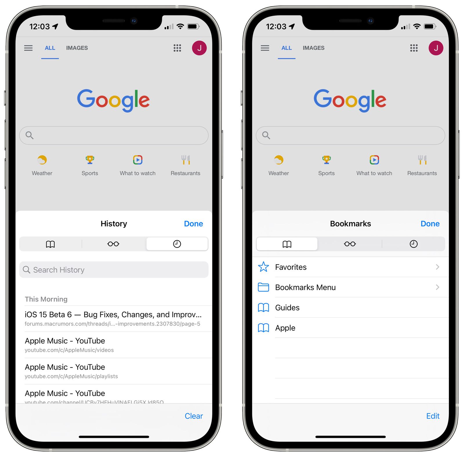Ios Safary Menu Everything New in iOS 15 Beta 6: SharePlay Disabled, Safari Redesigned ...