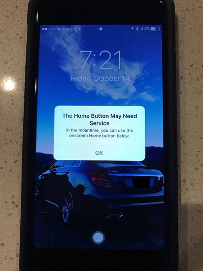 iphone 7 broken home button