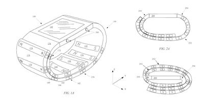 magnetic wristband apple watch patent