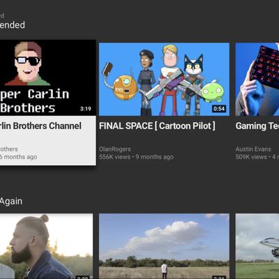 youtube tvos app