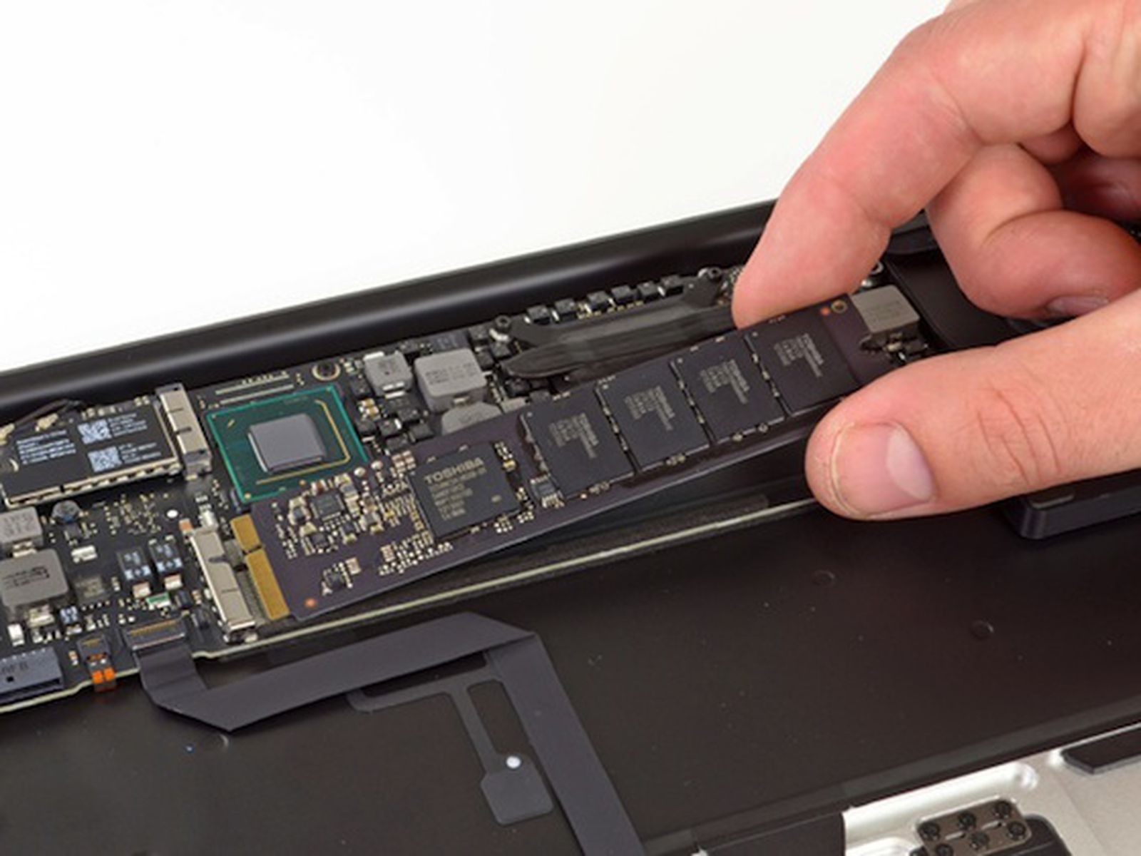 Teardown Mid-2012 MacBook Air Reveals Tweaked SSD Connector -