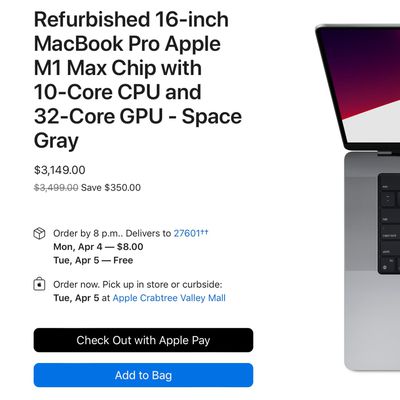 refurbished m1 max macbook pro