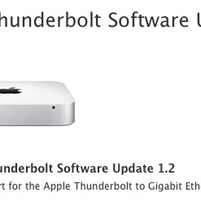 thunderbolt software update 1 2