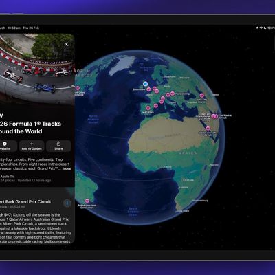 f1 circuits apple maps
