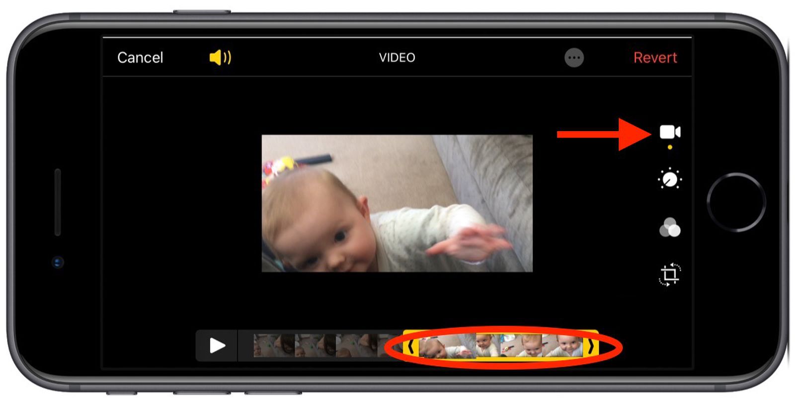 rotate iphone video for playback on mac