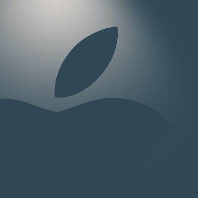 Apple Logo Spotlight Blue