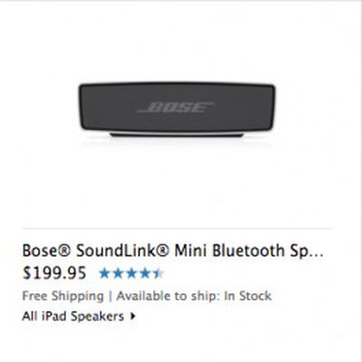bose products apple store
