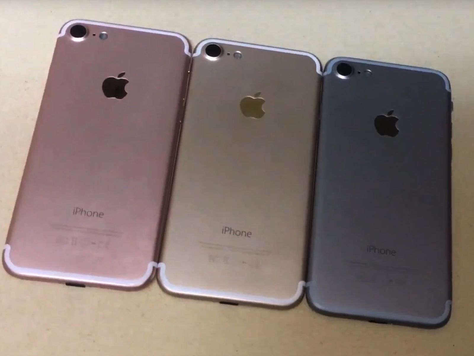 Tarjeta postal Tormento notificación Video Depicts iPhone 7 Mockups in Gold, Rose Gold, and 'Space Black' -  MacRumors
