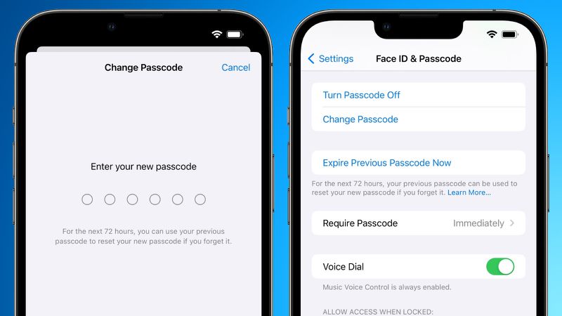 Το iOS 17 σας δίνει 72 ώρες για να αναιρέσετε μια αλλαγή κωδικού πρόσβασης iPhone