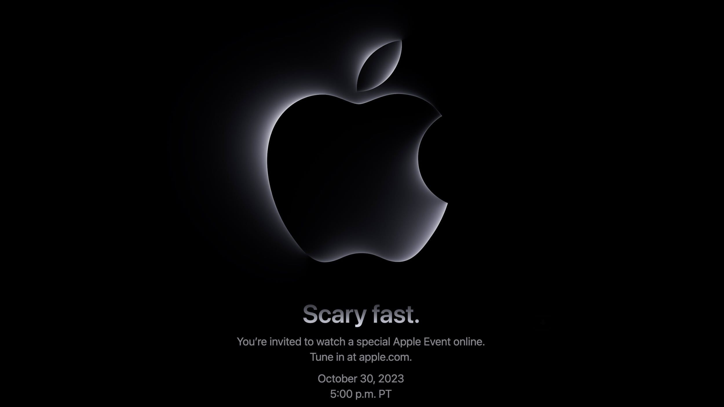 Apple anuncia evento de outubro para Mac: “Scary Fast”