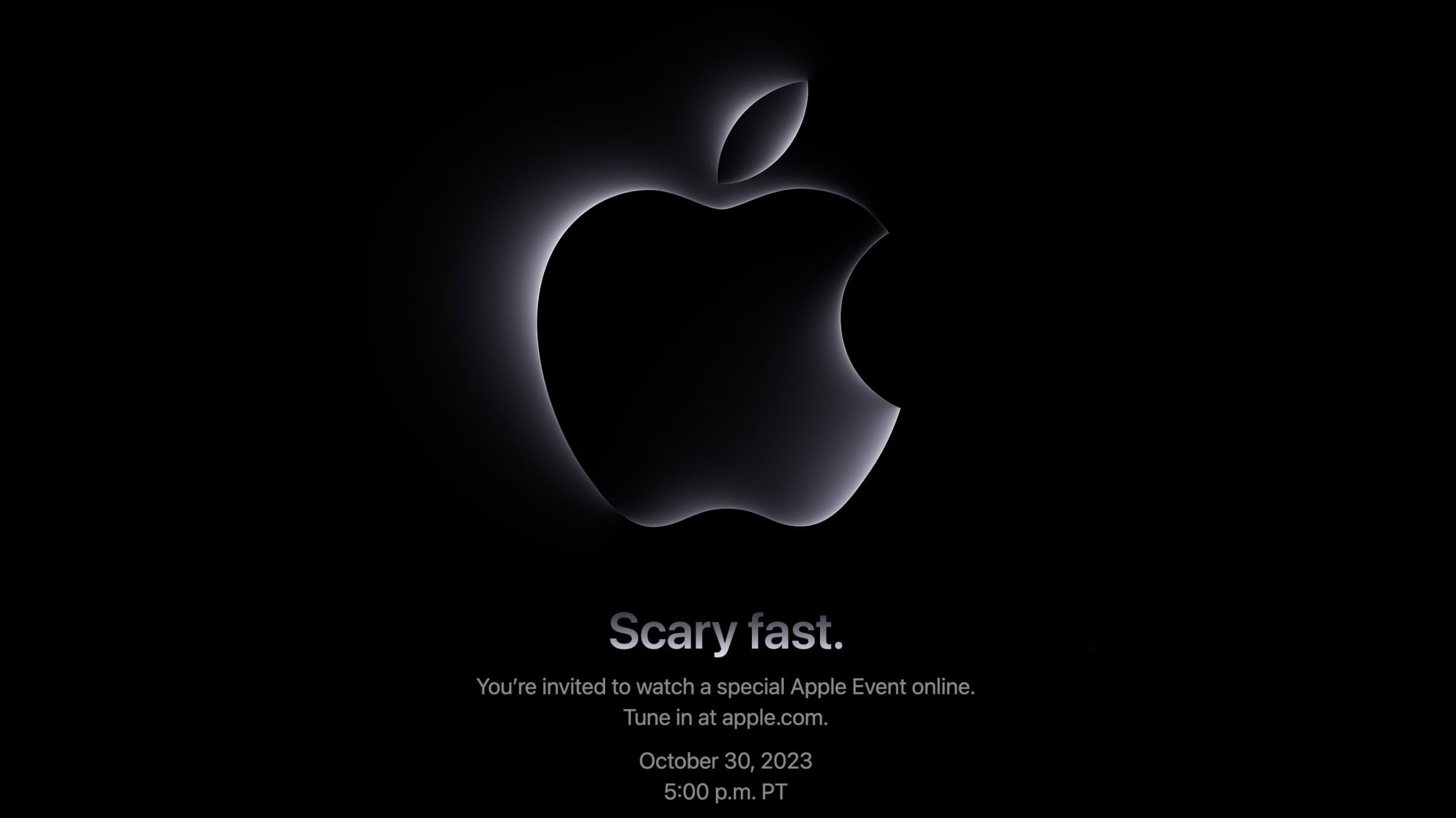 Apple anuncia evento de octubre para Mac: “Scary Fast”