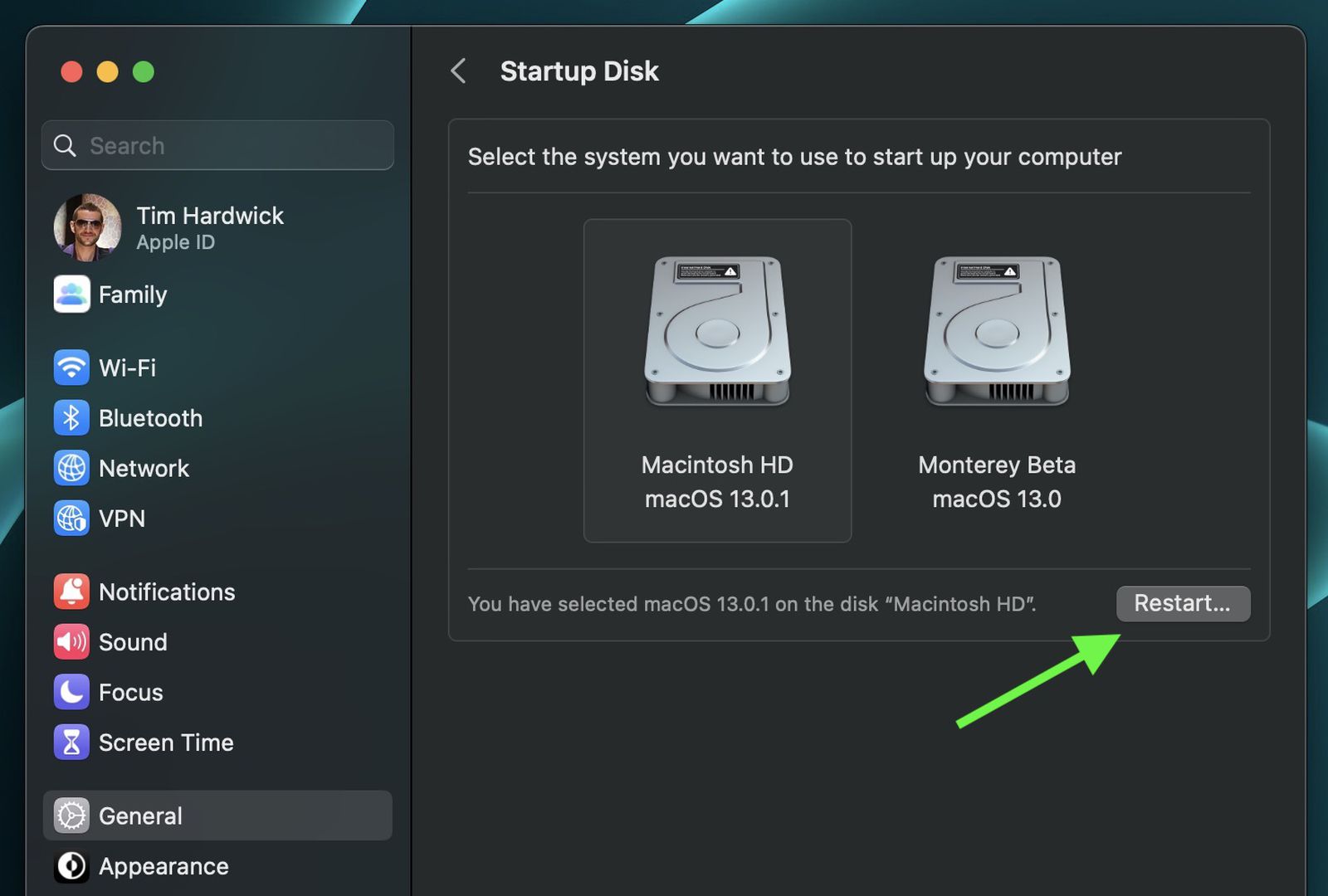 creating startup disk mac