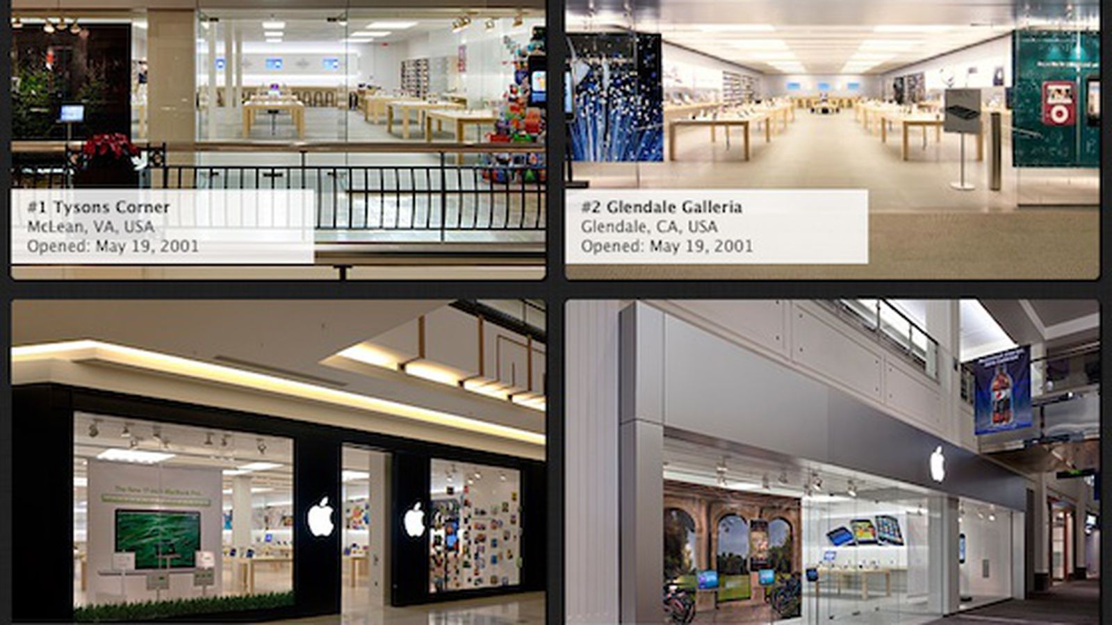 Apple Stores: How Apple started its retail chain in 2001