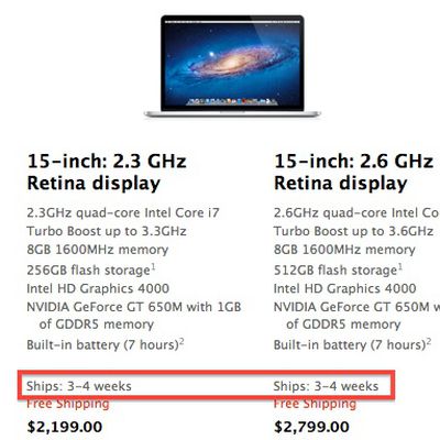 retina macbook pro 3 4 weeks