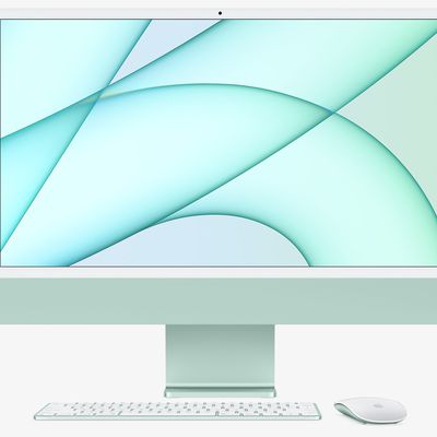 imac with accessories