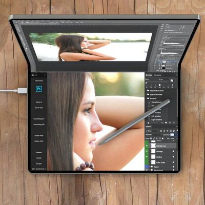 Foldable Screen MacBook Concept Astropad