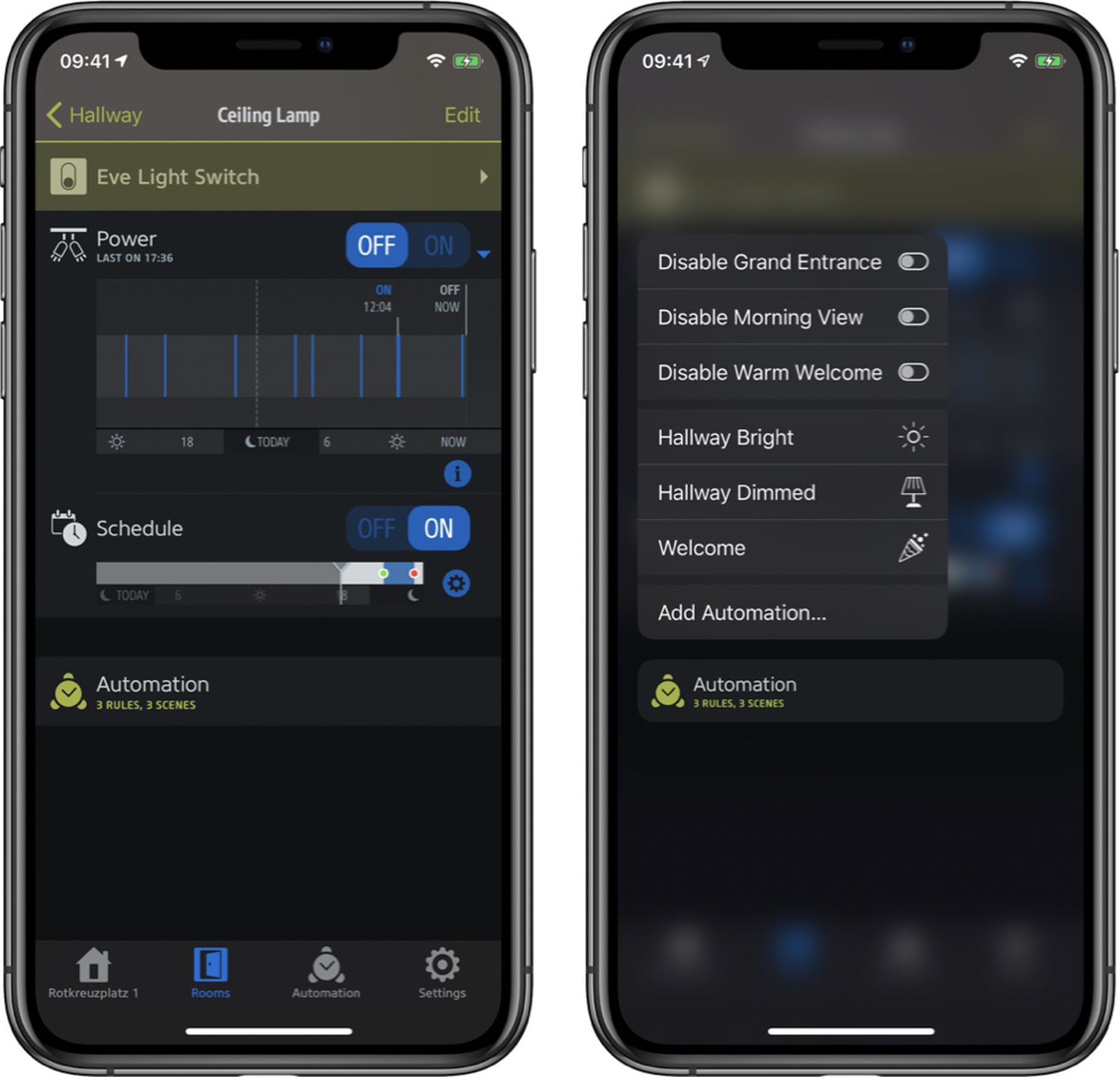 Eve App for HomeKit Devices Gains Contextual Touch and Hold Menus