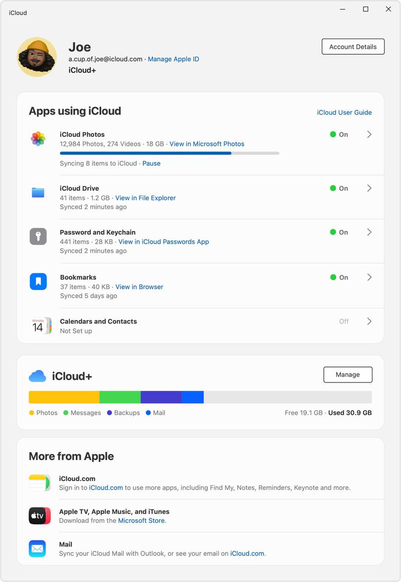 Apple Redesigns ICloud App For Windows - MacRumors