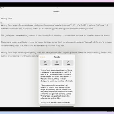 writing tools rewrite