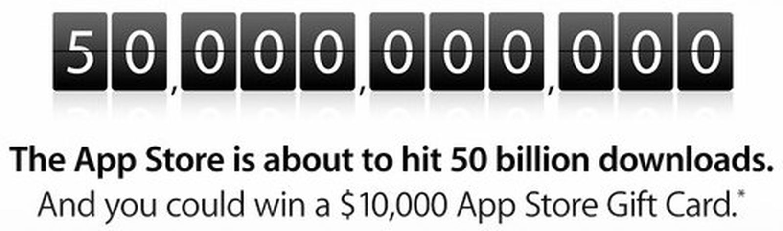 Apple Begins Countdown to 50 Billion App Store Downloads - MacRumors