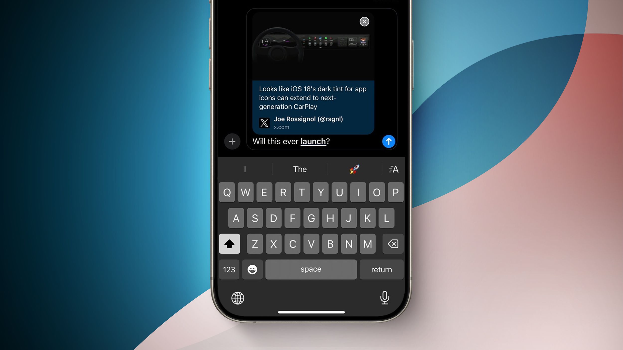 iMessage на iOS 18: карточки ссылок для публикаций в социальных сетях и многое другое