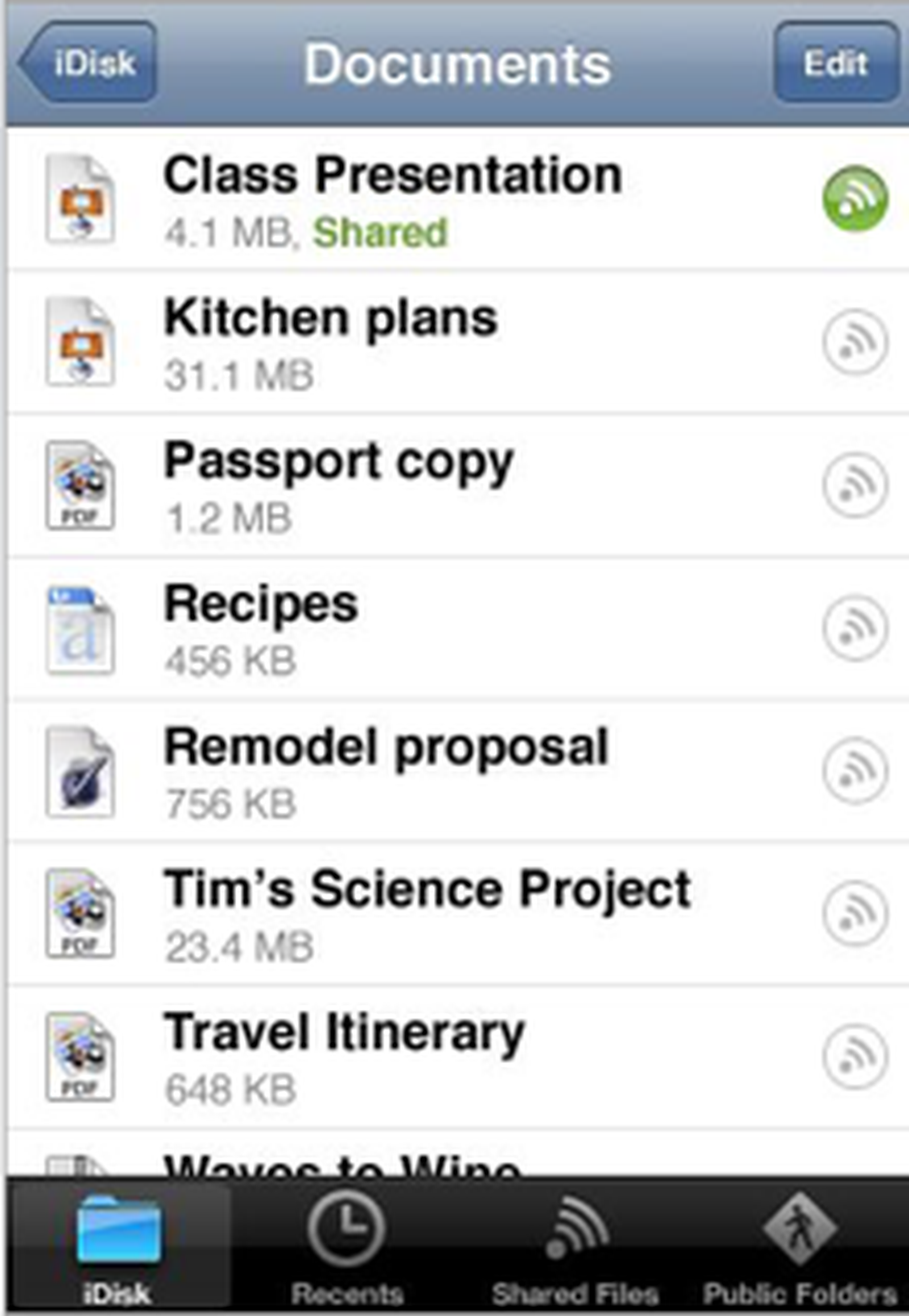 Apple Releases MobileMe iDisk Application for iPhone [Updated] - MacRumors