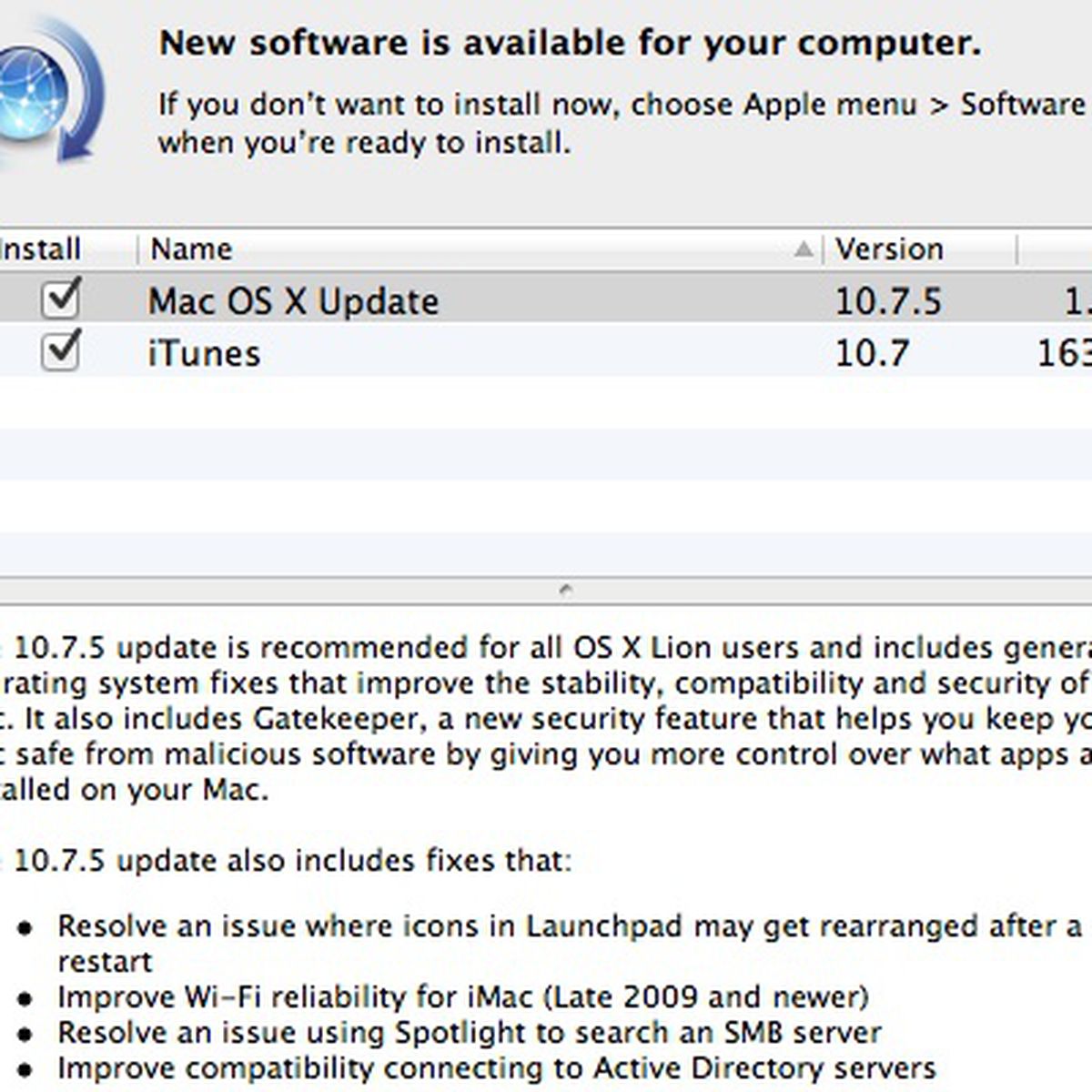 Apple Releases OS X 10.7.5 with Gatekeeper - MacRumors