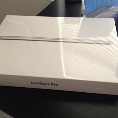 retina macbook pro arrived