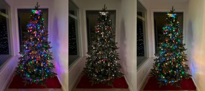 philips hue festavia scattered - نقد و بررسی: چراغ های Philips Hue Festavia گران هستند، اما برای درختان کریسمس و تزئینات تعطیلات عالی هستند