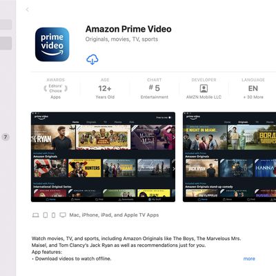 amazon prime video app