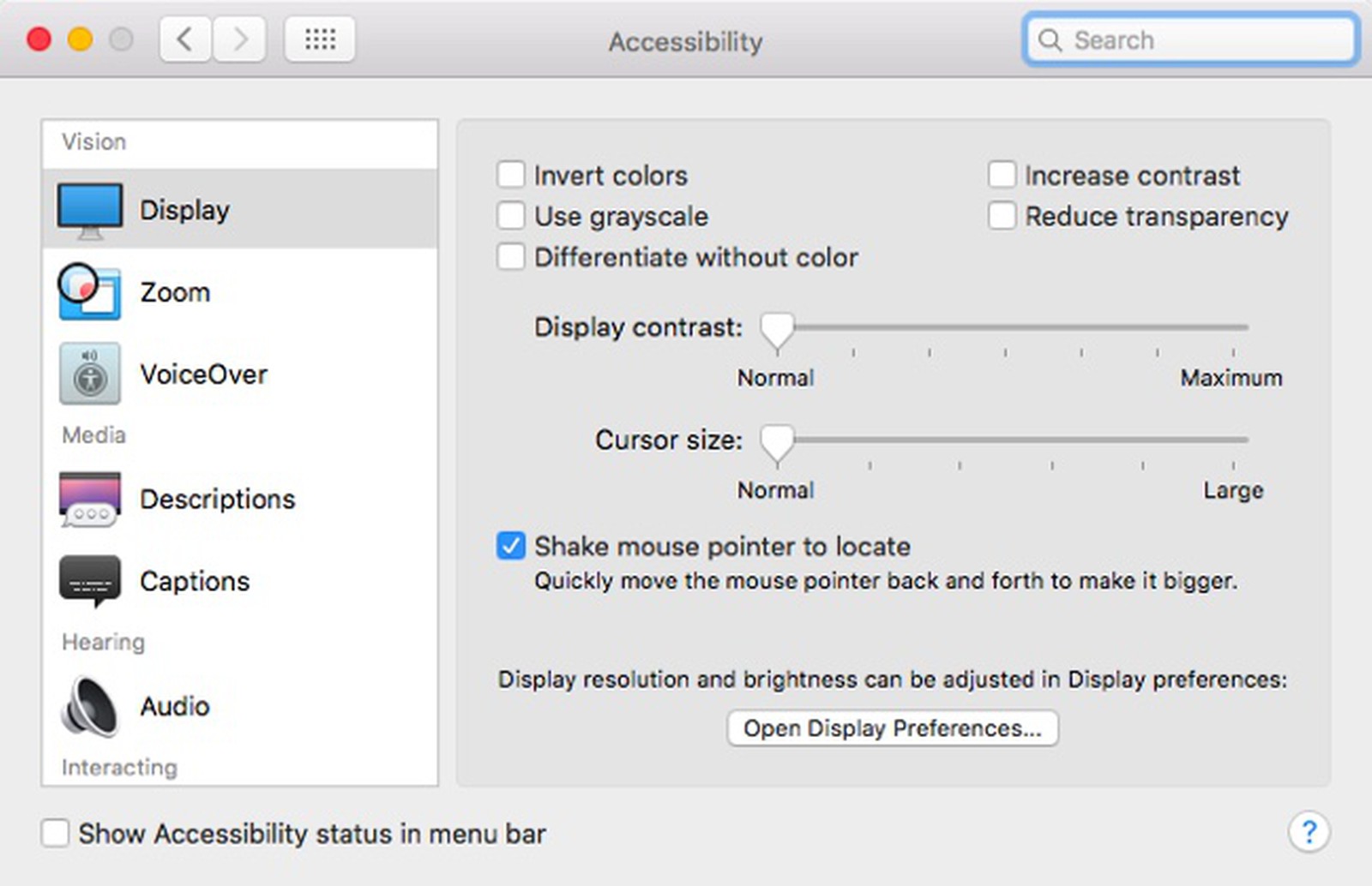 Mac Os X Cursor