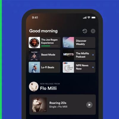 spotify march 2021 home screen update