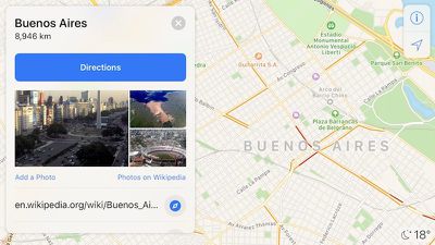 apple maps traffic argentina