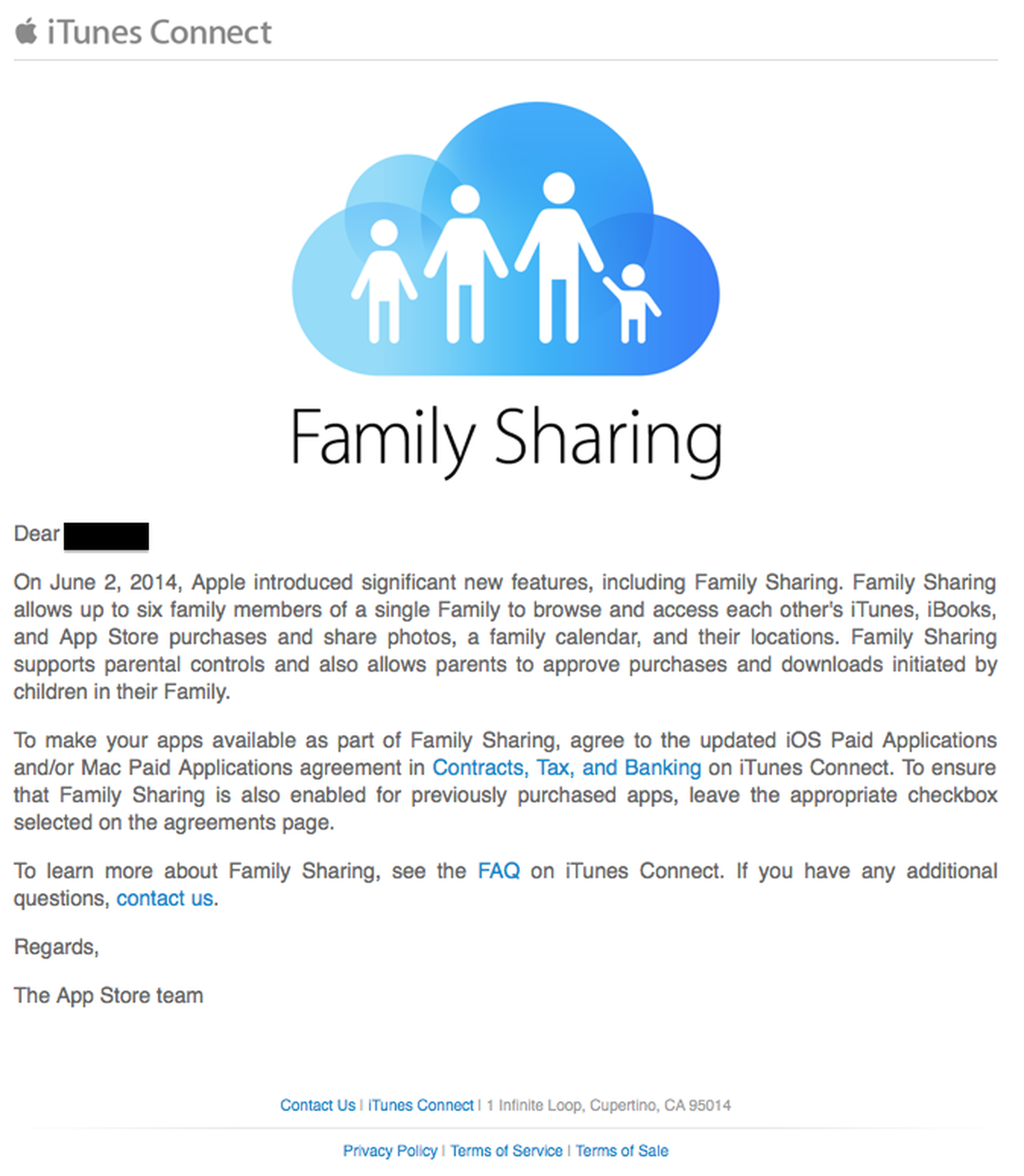 how to get an app with family sharing