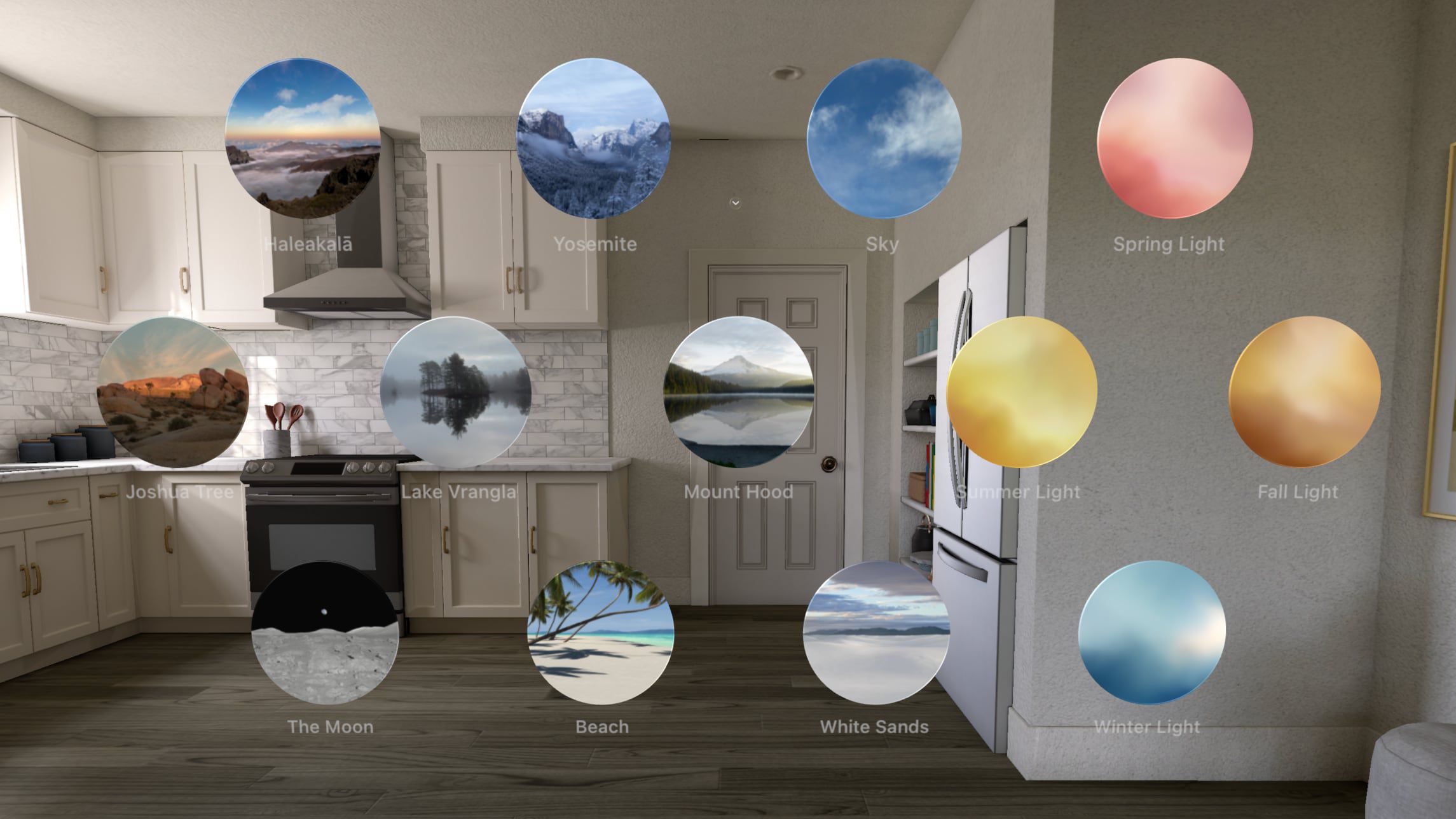 Here Are All the 'Environments' You Can Experience in visionOS - MacRumors