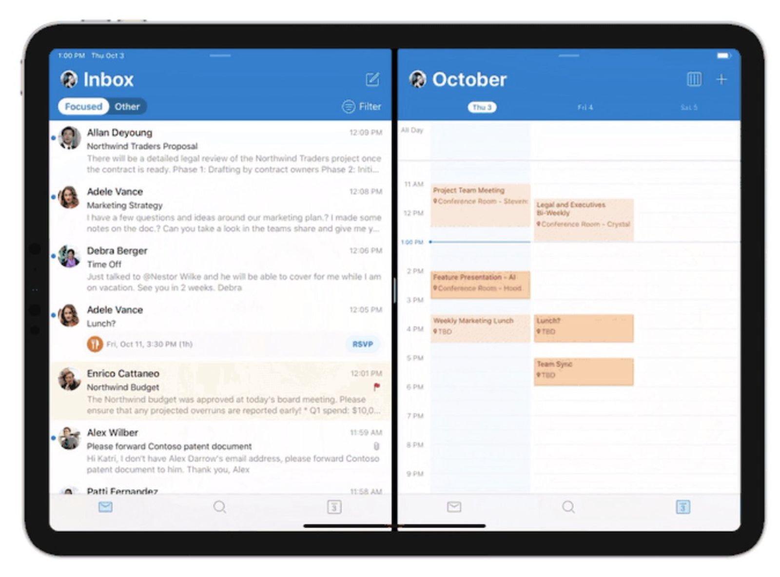 Microsoft Outlook App Optimized for Split View on iPad MacRumors