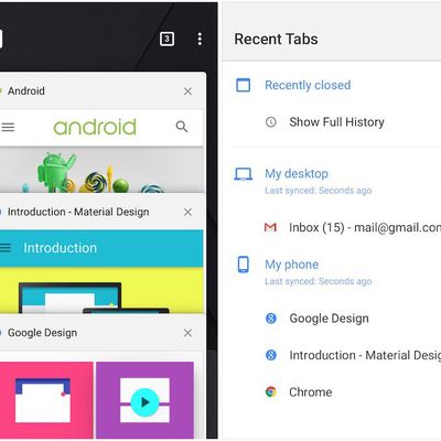 chrome ios material design