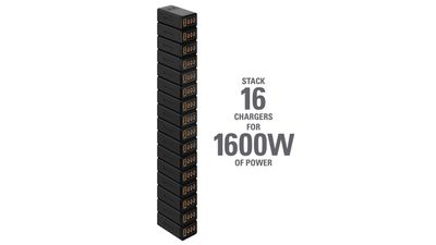 hyper stackable gan charger stack