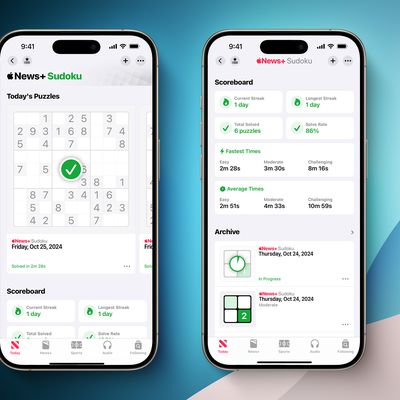 Sudoku Apple News iOS 18