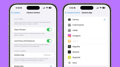 camera control ios 18 4 menu