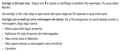 siri brazil instructions iphone 5