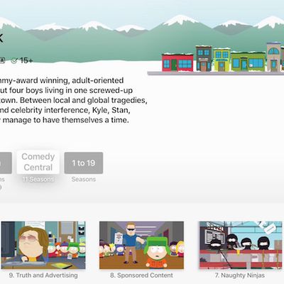 comedy central apple tv search