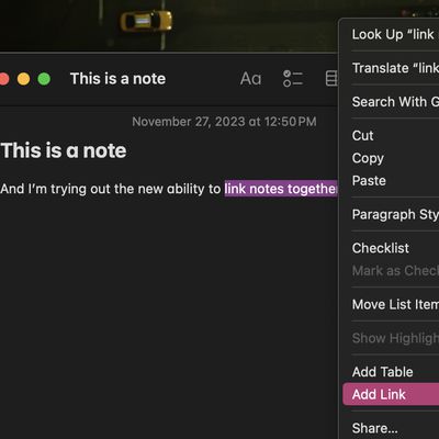 link notes macos