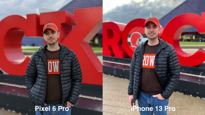 pixel 6 pro iphone portrait