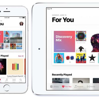 Apple Music iOS 10 iPhone iPad duo