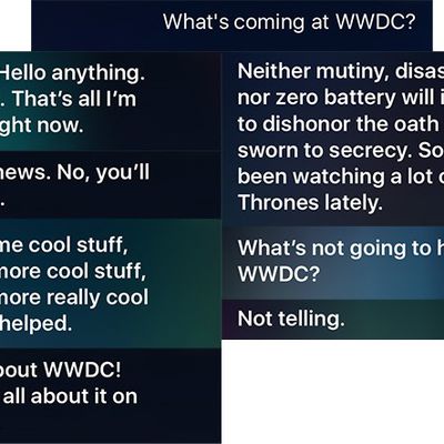 Siri WWDC 2016 responses