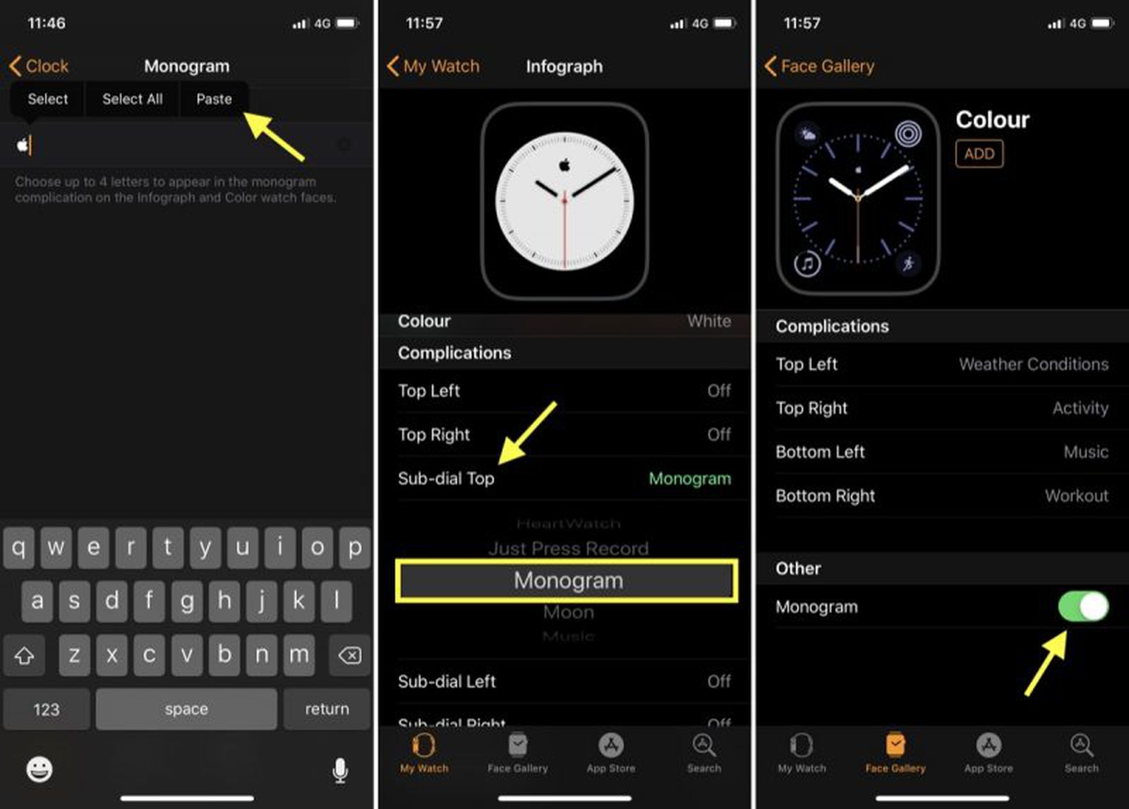 How to Customize the Monogram on Your Apple Watch MacRumors