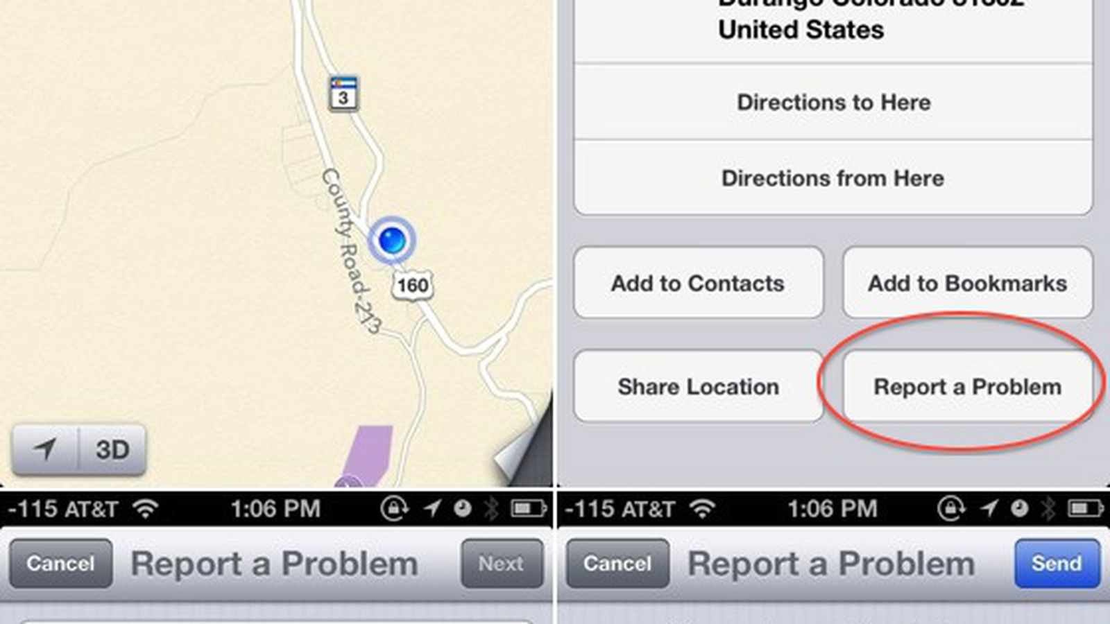 How To Report A Problem With Ios 6 Maps Data Macrumors