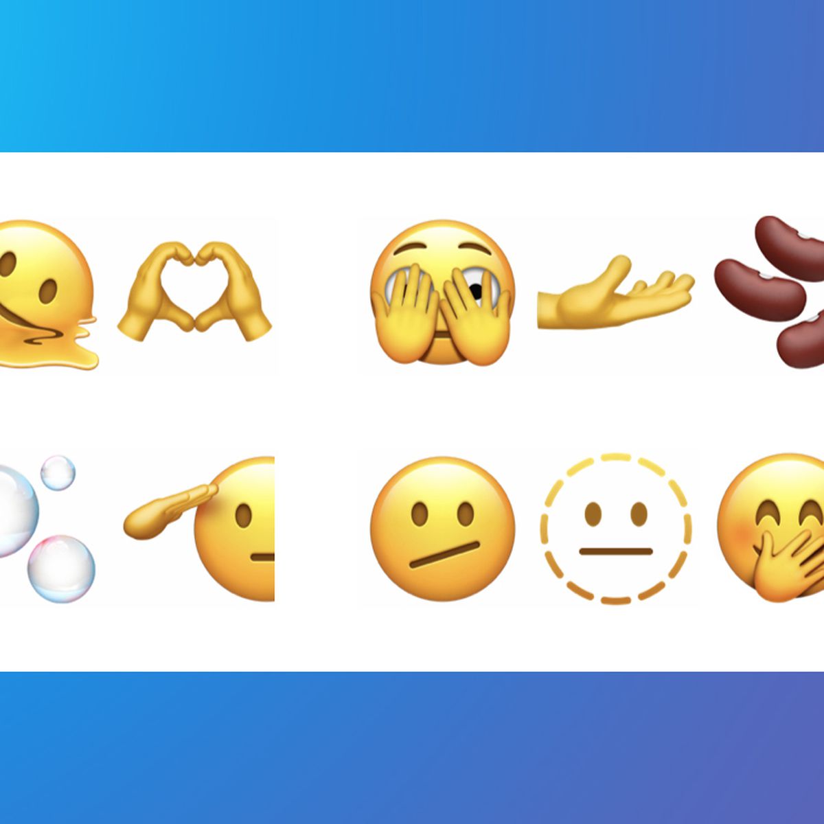 iOS 15.4 Adds New Emoji Like Melting Face, Biting Lip, Heart Hands